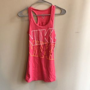 ❤️3/$25❤️ Nike Pink Graphic Tank Top